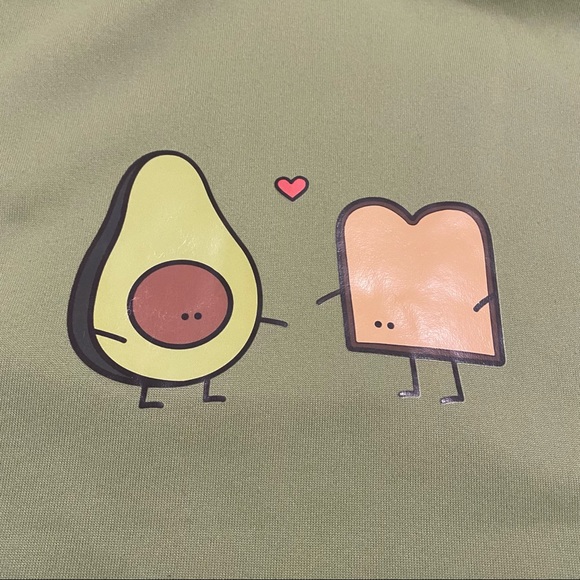 Cute avocado toast hoodie - Picture 2 of 2